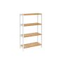 Vannitoa riiul 26x60x100cm., helepruun/valge
