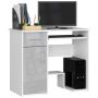 Kirjutuslaud NORE Jay 90 cm, valge/helehall