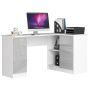 Nurgalaud NORE B20, parempoolne, valge/helehall
