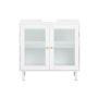 Valamu alune kapp 60x30x58cm., valge/kuldne