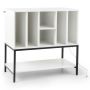 Kapp 80x45x79,5cm, valge/must