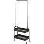 Riidepuu Homcom 56,5x31,5x152,5cm, must värv