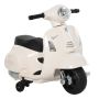 Laste elektrimootorratas Homcom 66,5x38x52cm, valge/must