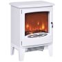 Elektrikamin Homcom 39x26x54,8cm, valge värv