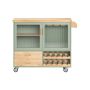 Кухонный остров на колесах 109x40x92см., в различных цветах