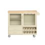 Кухонный остров на колесах 109x40x92см., в различных цветах