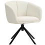 Tugitool Homcom 58,5x59x78,5cm, kreemjas/must