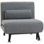 Tugitool-voodi Homcom 75x70x75cm, tumesinine