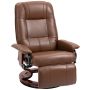 Tugitool jalatoega Homcom 78x87x100cm, pruun
