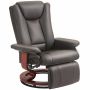 Tugitool jalatoega Homcom 78x88x103cm, pruun