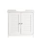 Valamu alune kapp 60x35x58cm., valge/hõbedane