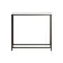 Konsoollaud 80x30x75cm., must/valge värv