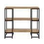 Konsoollaud 110x35x96cm., pruun/must värv