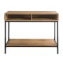 Konsoollaud 100x40x80cm., pruun/must värv