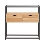 Kummut 81x35x78cm., helepruun/must värv