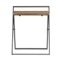 Kokkupandav kirjutuslaud 63x45x77cm., must/pruun värv