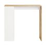 Baarilaud 108x40x105cm., valge/heledapruun