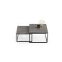 Кофейный столик Concrete Design Twin 70x70x42 см / 60x60x36 см, темно-серый