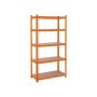 Metallist hoiuriiul 180 x 90 x 40 cm, oranž