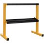 Sportnow hantlite hoidja 92,5x50,5x80,5cm, kollane/must