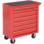 Тележка для инструментов Durhand 69x33x75см, чёрного цвета