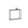 Betoonist disainiga konsoollaud Console 100x80x30cm, tumehall