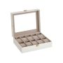 Коробка для часов 20,2x25,5x7,8 см., кремового цвета