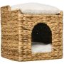Kassimaja PawHut 37.5x37.5x41.5cm., helepruun/valge