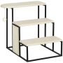 Kasside kraapimisastmed PawHut 51x54x53cm, kreemjas/must