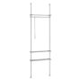 Avatud riidekapp 70x295x27cm., hall värv