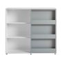 Laste riiul 119x39x116cm., valge/hall värv