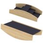 Koera trepid Pawhut 80x39,5x20cm, heledat pruuni/musta värvi