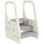 Laste trepp Aiyaplay 43x42x65.5cm., valge/hall