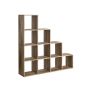 Riiul 29x129.5x129.5cm., helepruun