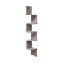 Угловая полка, серая