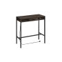 Laud laadimisjaama ja sahtliga 40x99.8x104.6cm, tumepruun/must