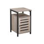 Öökapp LET062B02 40 x 40 x 60 cm, hall/must