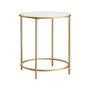 Abilaud metallraamiga, valge