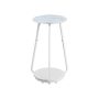 Kohvilaud 30x55cm, valge/helesinine