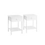 2 abilaua komplekt 40x40x55cm, valge
