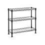 Metallist köögiriiul 40x15x39,5cm, must