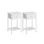 2 abilaua komplekt 28x38x61cm, valge