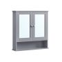 Vannitoa seinakapp peegliga 13x56,5x58,5cm., hall