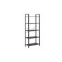 Полка 30x66x153см., черная