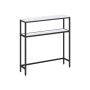 Konsoollaud 20x80x80cm., must/valge
