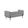 Пуф с местом для хранения 50x127x55см., серый
