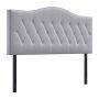 Изголовье кровати Homcom 185x8x134см, серо-черного цвета