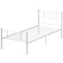 Каркас кровати Homcom 96x208x88см, белого цвета