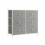 Kummut 30x80x71cm., hall/valge