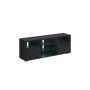 Televiisorialus LED-valgustusega 40x160x60cm, must